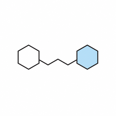 Two molecular binding ends joined by a PROTAC linker